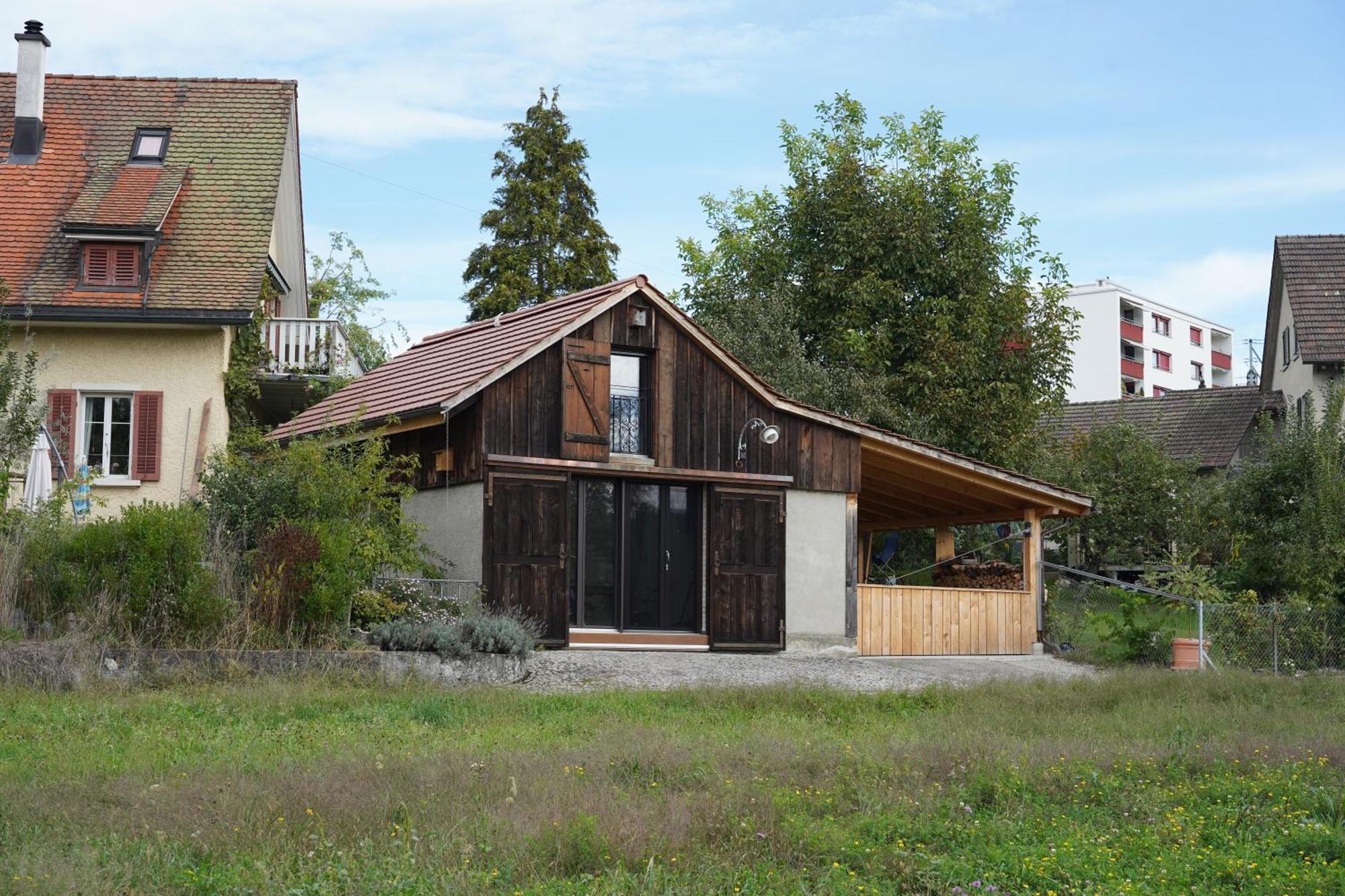 Tiny House Chez Claudine - Relaxen, Workspace, Naehe Thermen, Netflix, Free Parking & Wifi Brugg  Luaran gambar