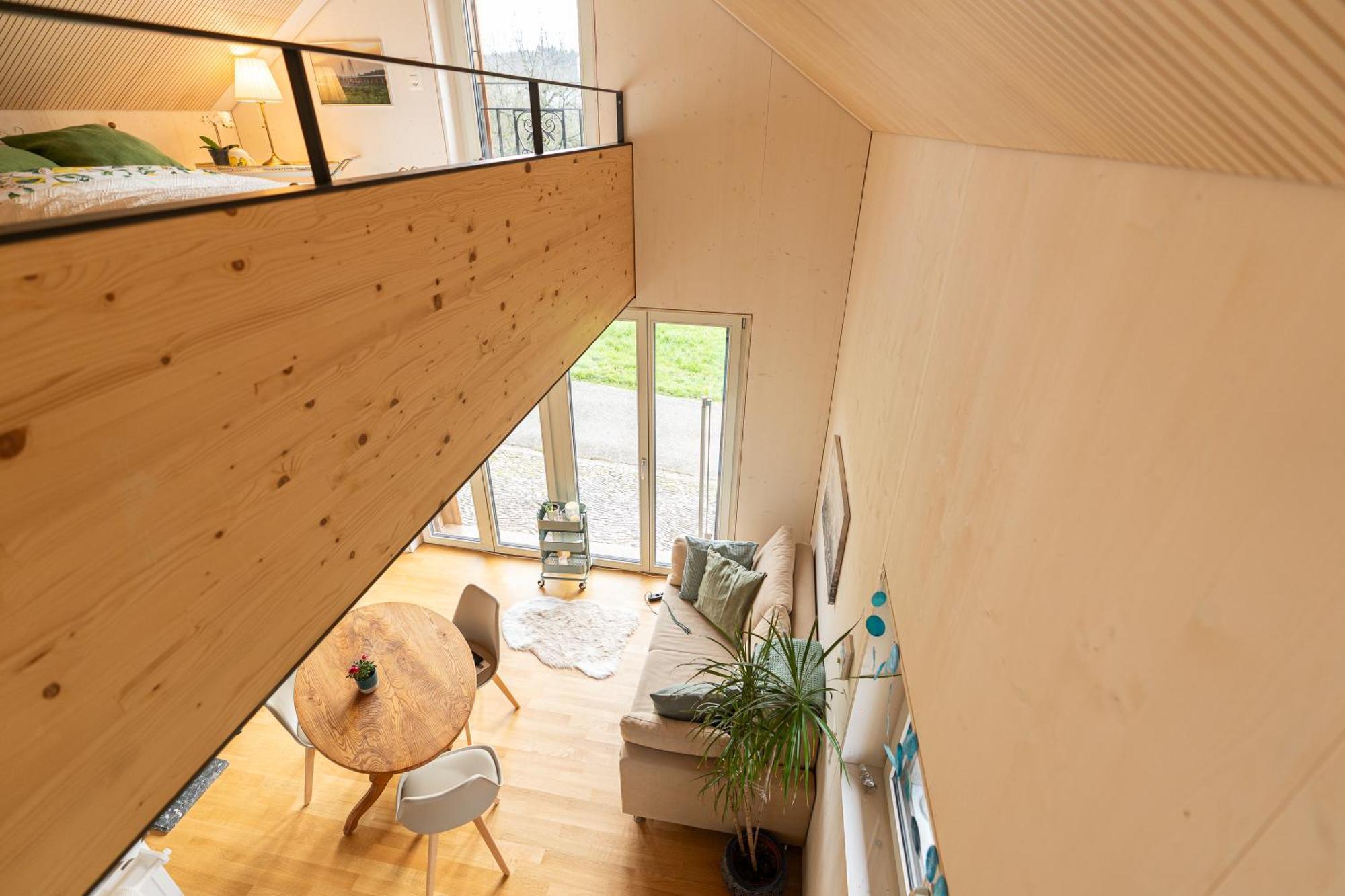 Tiny House Chez Claudine - Relaxen, Workspace, Naehe Thermen, Netflix, Free Parking & Wifi Brugg  Luaran gambar